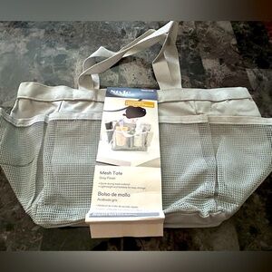🆕Mesh Grey Travel Accessory Bag